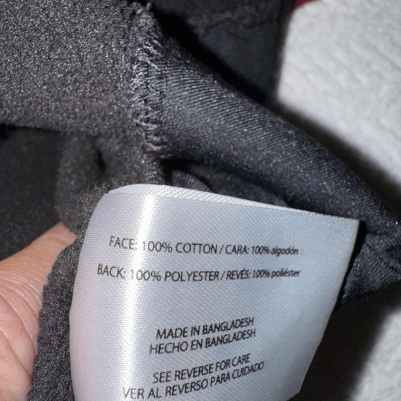 Wms Orvis S Fleece-Lined Flannel Plaid Shacket Shirt Jacket Red/Black Snap Up - Picture 16 of 16